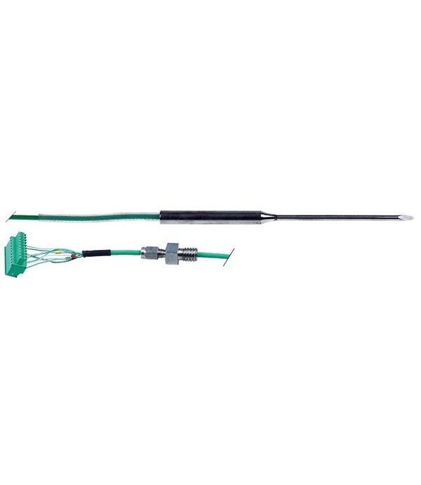Core temperature probe thermocouple K (NiCr-Ni) cable PTFE -40 up to +250°C cable length 1,9m