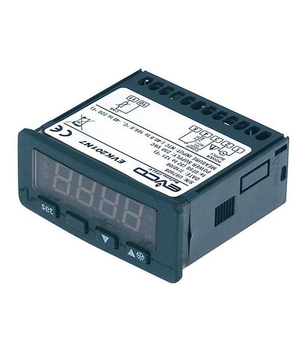 Electronic controller EVERY CONTROL type EVK201N7 71x29mm 230 V voltage AC NTC/PTC relay outputs 1