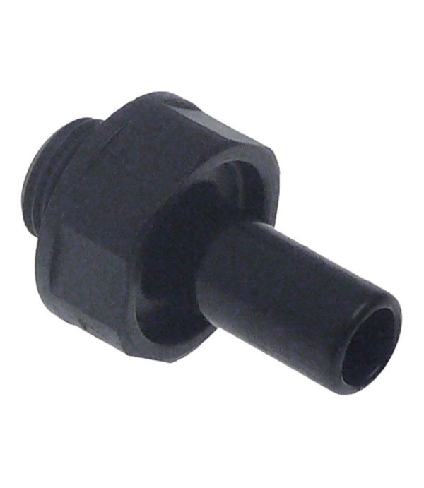Baron, Lainox, Olis oven push-in fitting John Guest straight thread 1/8" BSP stub diameter 8mm