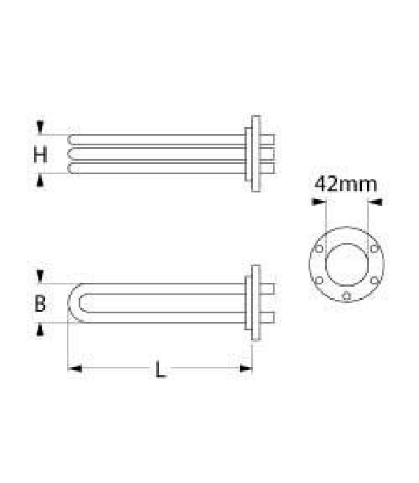 Fagor dishwasher heating element 2800W