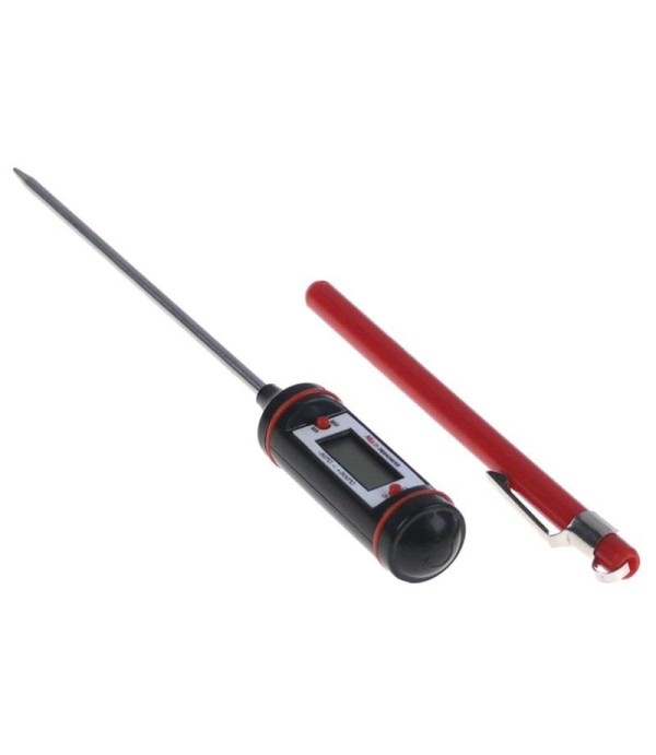 Penetration thermometer display digital measuring range -50 up to +300°C L 196 mm