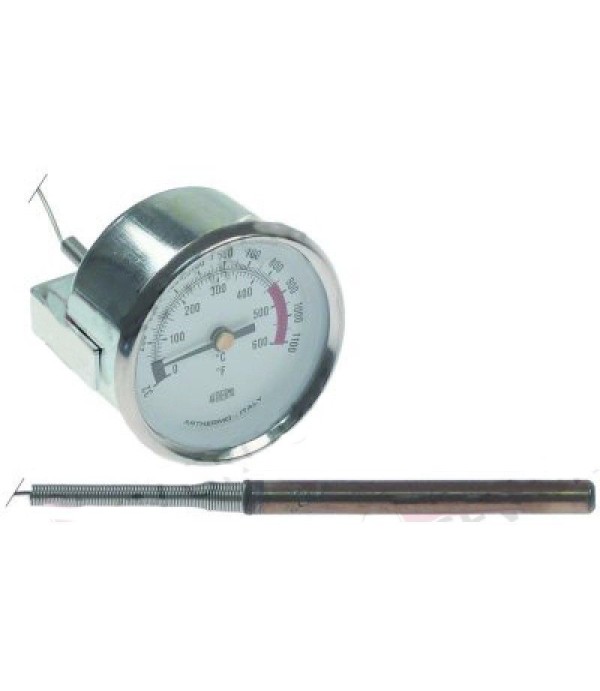 MBM, Italforni pizza oven thermometer  t.max. 600°C/1100°F