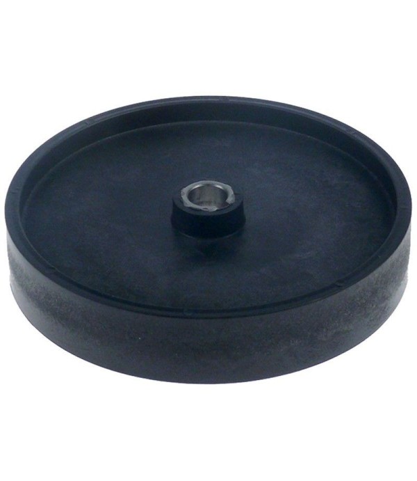 Fimar, AngeloPo potato peeler pulley disc ø 157 mm shaft intake ø 15 mm disc width 31 mm plastic