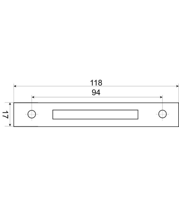 Oven opposite support mounting distance 94mm oven hinge L 118mm W 17mm