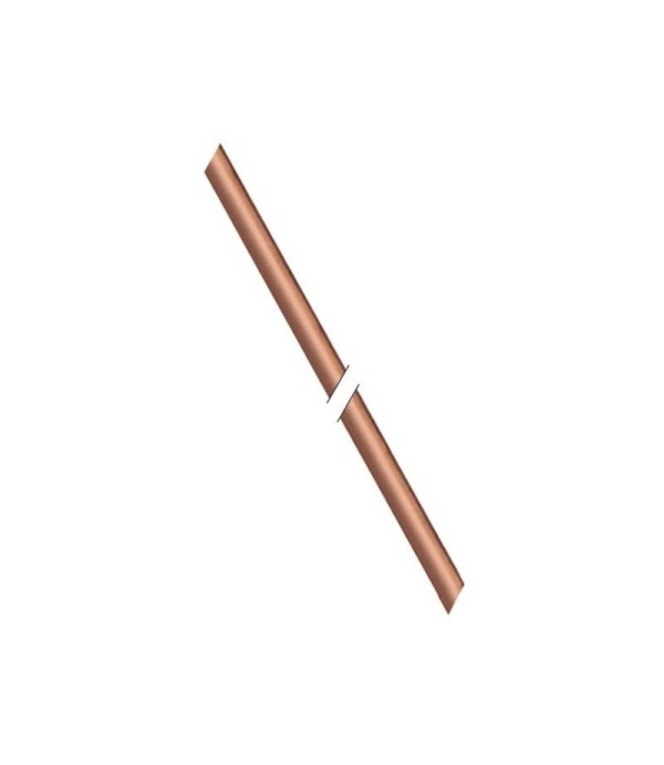 Pilot tube copper pipe ø 6mm thickness 1 mm L 3000 mm