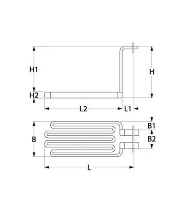 Thielmann fryer heating element 6000 W, 400 V