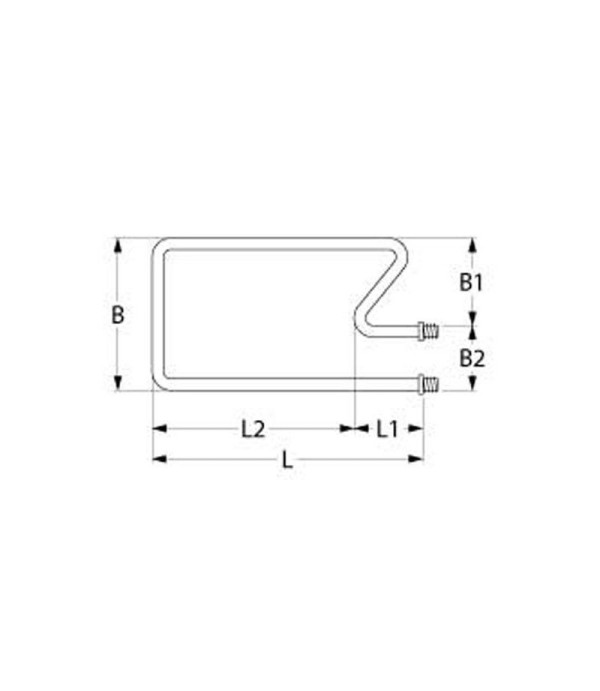 MKN oven heating element 900W, 380V