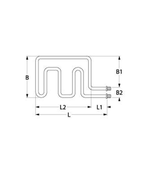MKN oven heating element 950W, 380V