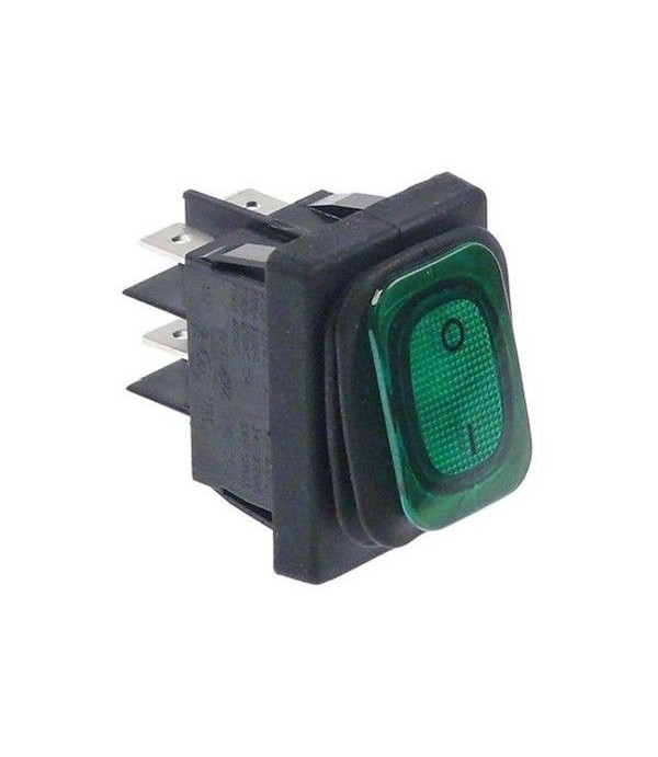 Rocker switch illuminated 0-I