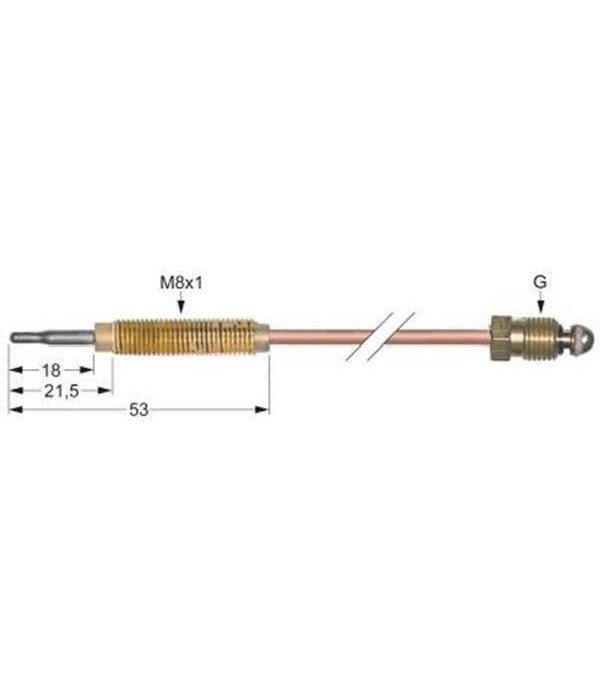 SIT thermocouple M8x1 L 320mm