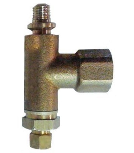 Pilot burner bottom part Bertos LPG nozzle ø 0,21mm