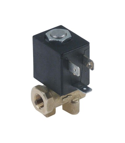 Solenoid valve OLAB series 6000-9000, coil 6000BH/B1-FN  brass  2-ways 24VAC inlet 1/8" outlet 1/8"