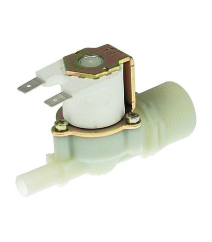 Lainox, Tecnoinox convection oven water solenoid valve single straight inlet 3/4" outlet 10mm, 230VAC
