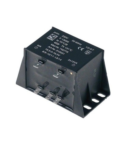 Eloma, Palux, Falcon transformer primary 230VAC 16,5 VAC secondary 2x15, 310031