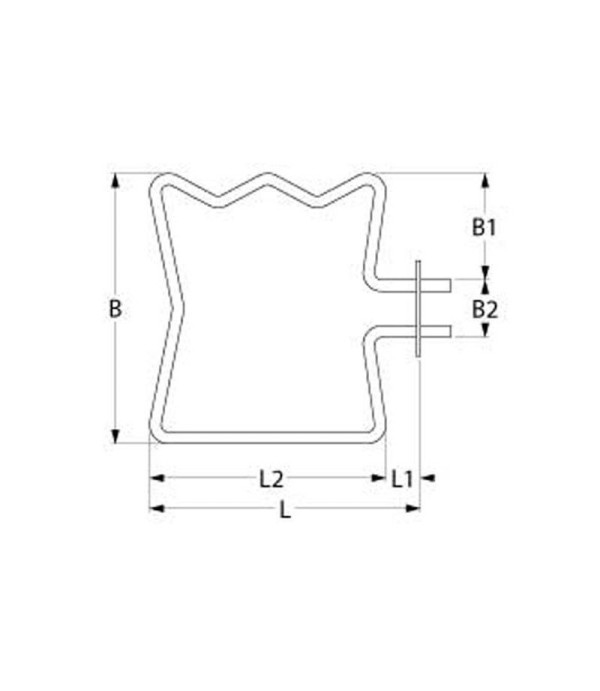 Kuppersbusch, EGO heating element 2000W, 400V