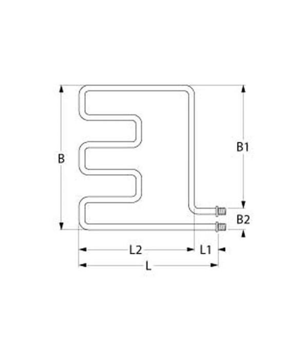 Paluk, MKN oven heating element 1500W, 380 V
