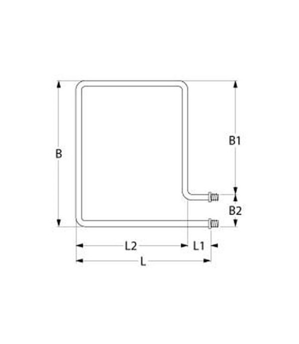 Palux, MKN oven heating element 1500W, 380 V