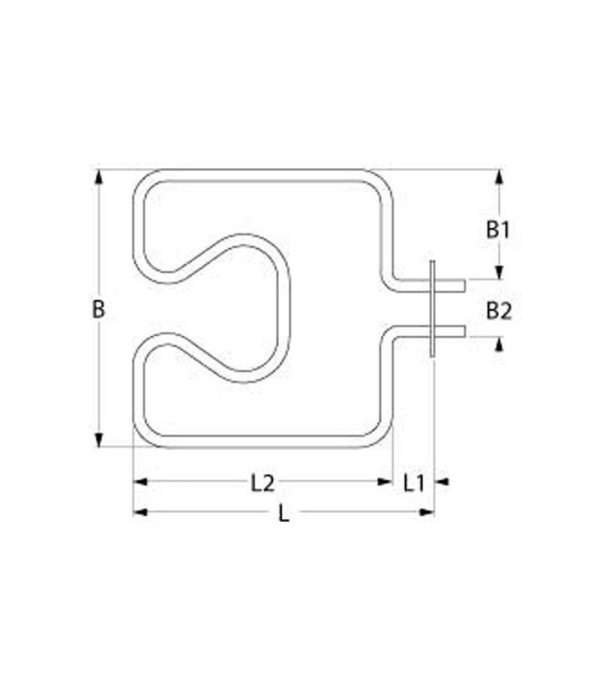 Indesit, Lotus, Star  oven heating element 1750 W, 230 V