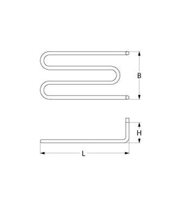 Angelo Po salamander heating element 1300 W, 230 V