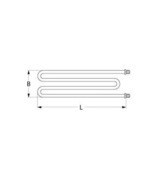 Colged, Elettrobar, MBM dishwasher heating element 1100 W, 230 V