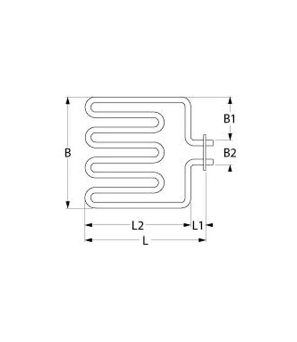 Giorik, Bartscher salamander heating element 2000W, 230V