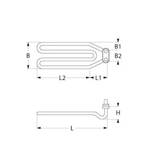 ELETTROBAR NIAGARA DISHWASHER  heating element 2500W