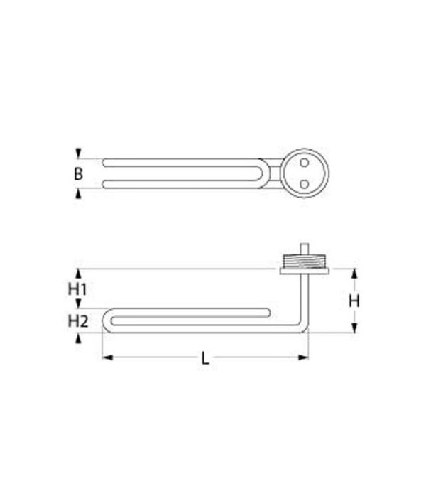 Electrolux, Zanussi, Therma convection oven heating element 5000W, 400V